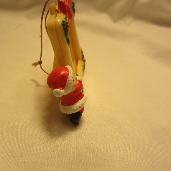 VTG 70'S CHRISTMAS MINI FRAME/ORNAMENT QUITE ADORABLE - Picture 4 of 5